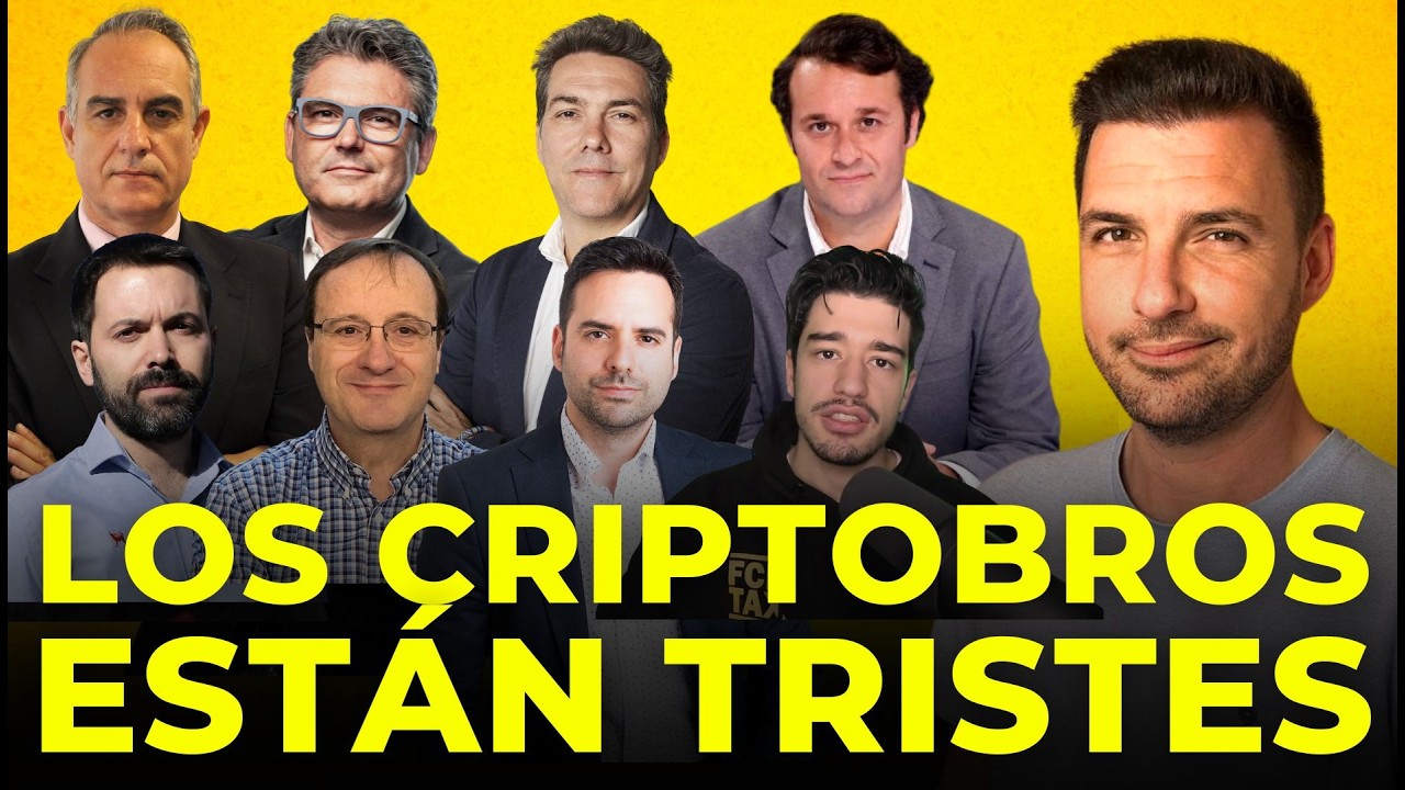 😂 Los criptobros LLORAN porque el Bitcoin se hunde 💥 Ojo a sus predicciones recientes❗No dan una 😂