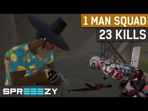 PUBG 1 Man Squad | 23 Kills