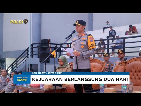 KAPOLRES NGAWI BUKA KEJURDA KARATE