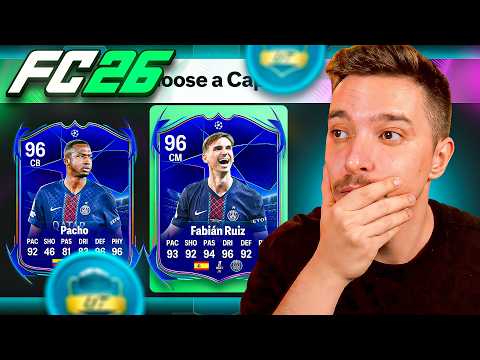 PRIMESC CARDURI DE 96 OVR FARA OPRIRE LA DRAFT CU CASTIGATORII UCL DE LA PSG IN ECHIPA !!! EA FC 26