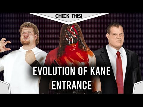 WWF / E - Evolution of Kane's Entrances! 1995 to 2021 - (Entrance Evolutions)