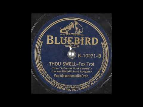 Van Alexander & his orchestra - Thou Swell (1939)