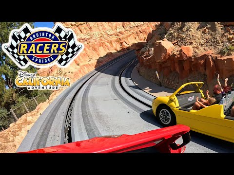 Radiator Springs Racers 4K Front Seat POV - Disney California Adventure Park Cars Land
