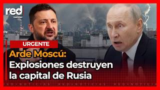 P4NICO en Moscú: Vladimir Putin EST4LLA tras ataque de Ucrania a Rusia, inicia punto de no retorno