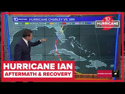 Take a look: Hurricane Charley vs Ian, a comparison