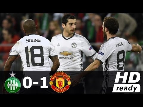 Saint Etienne 0 - 1 Manchester United All Goals & Extended Highlights Europa League //22 02 2017