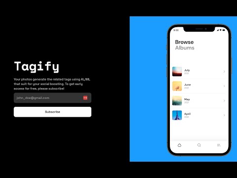 tagify demo | Instant hashtag engine using AI/ML