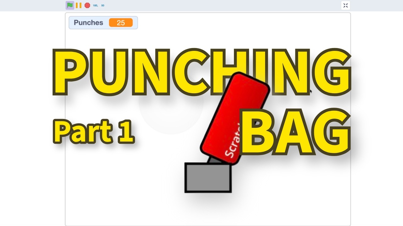 How to Make a Realistic Punching Bag Game in Scratch | Part 1 | Scratch Tutorial!