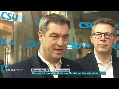 Markus Söder (Parteivorsitzender, CSU) zur Kanzlerkandidatur von CDU und CSU am 17.02.20