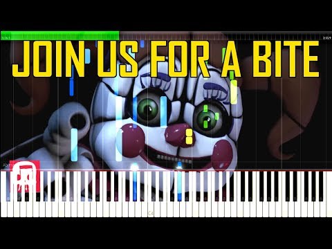 Join Us For A Bite (FNaF Sister Location Song) by JT Music [Piano Tutorial]