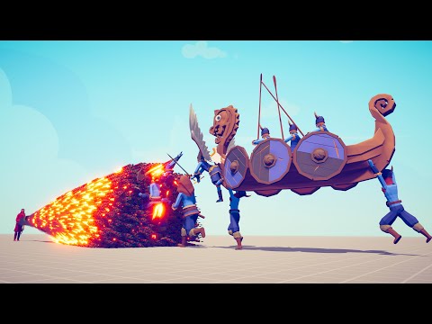 VIKING FACTION vs EVERY GOD - Totally Accurate Battle Simulator TABS