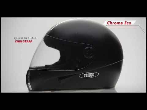 Studds chrome face helmet, size: xl
