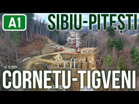 A1 MOTORWAY Sibiu - Pitești | Section 3 Cornetu - Tigveni 12.12.2025