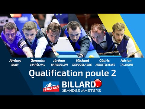 Qualifications Poule 2 FFB 3 Bandes Masters