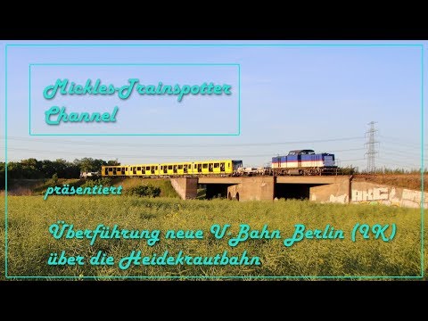 ☆☆☆ Überführung neue U-Bahn Berlin (IK) über die Heidekrautbahn ☆☆☆
