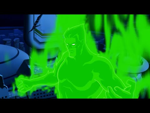 Green Lantern (Hal Jordan) Powers and Fight Scenes - Green Lantern First Flight Part 3