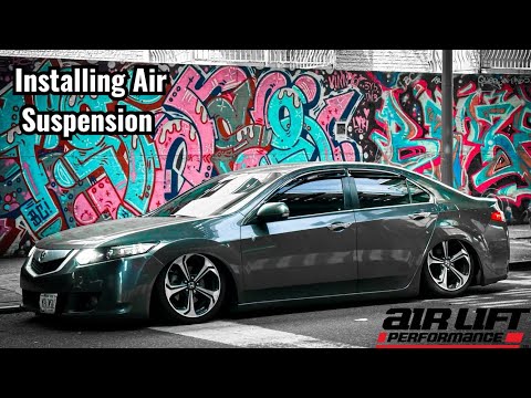INSTALLING AIR SUSPENSION | Airlift 3P | Acura TSX CU2