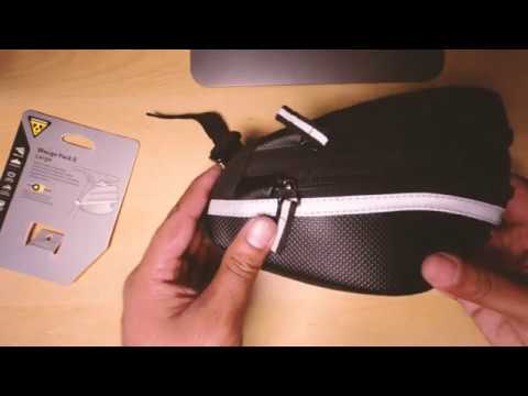 Topeak Wedge Pack II Bicycle Under Seat bag  Review Size L