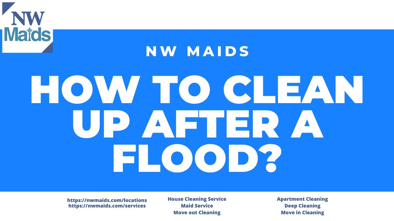 NW Maids House Cleaning Service - How to Clean Up After a Flood?