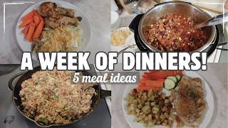 WHAT WE EAT IN A WEEK! | 5 Family Dinner Ideas for a Big Family