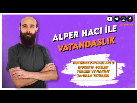 14) Genel Hukuk Bilgisi 14- Hukukun Kaynakları-3- Alper Hacı (KPSS VATANDAŞLIK) 2023