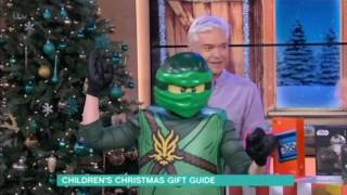 LEGO Ninjago Lloyd Costume - This Morning - ITV (UK) 07-Dec-2016