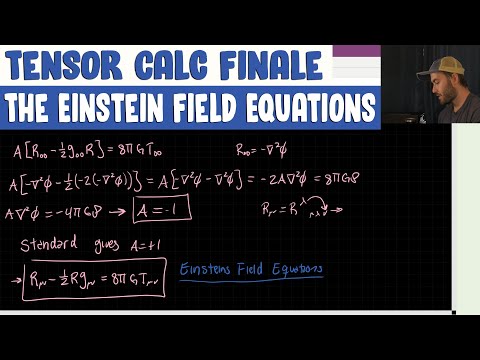 The Einstein Field Equations | Tensor Calc Finale