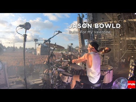 Paiste Cymbals - Jason Bowld ("Bullet For My Valentine" live at Wacken Festival 2019)
