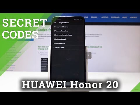 Secret Codes Honor 20 - Hidden Mode / Secret Info