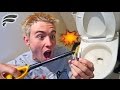 FIREWORK BLEW UP OUR TOILET