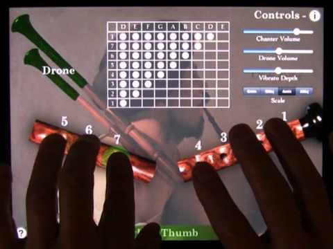 Säckpipa - Traditional Swedish Bagpipes for the iPad