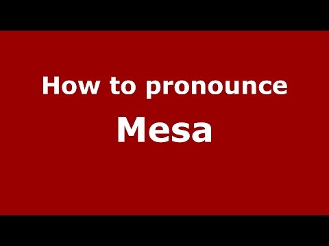 How to pronounce Mesa (Brazilian Portuguese/Brazil)  - PronounceNames.com