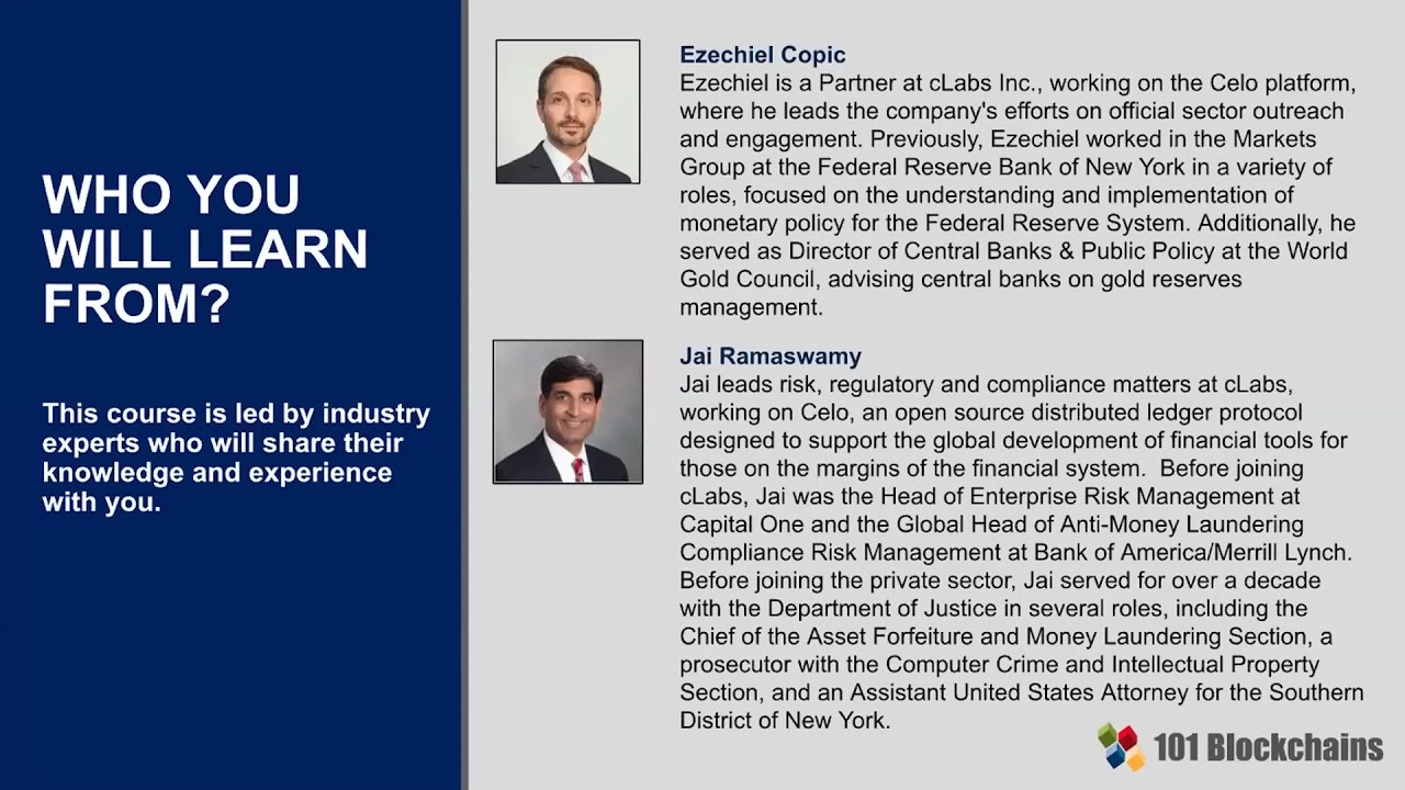 CBDC Masterclass - 101 Blockchains