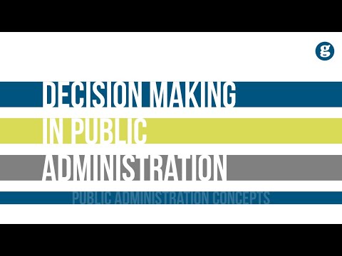 The Study of Public Administration