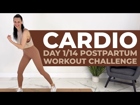 12 Minute Postpartum Cardio Workout NO TALKING NO EQUIPMENT