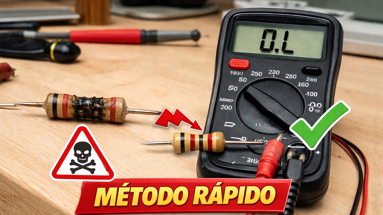 Como SABER si una resistencia ELECTRICA esta DAÑADA Fácilmente!!