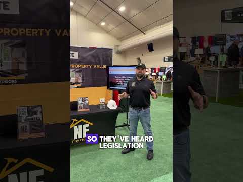 NE Tiny Homes use FutureLot at NE Home Shows to have great conversations with homeowners #adu