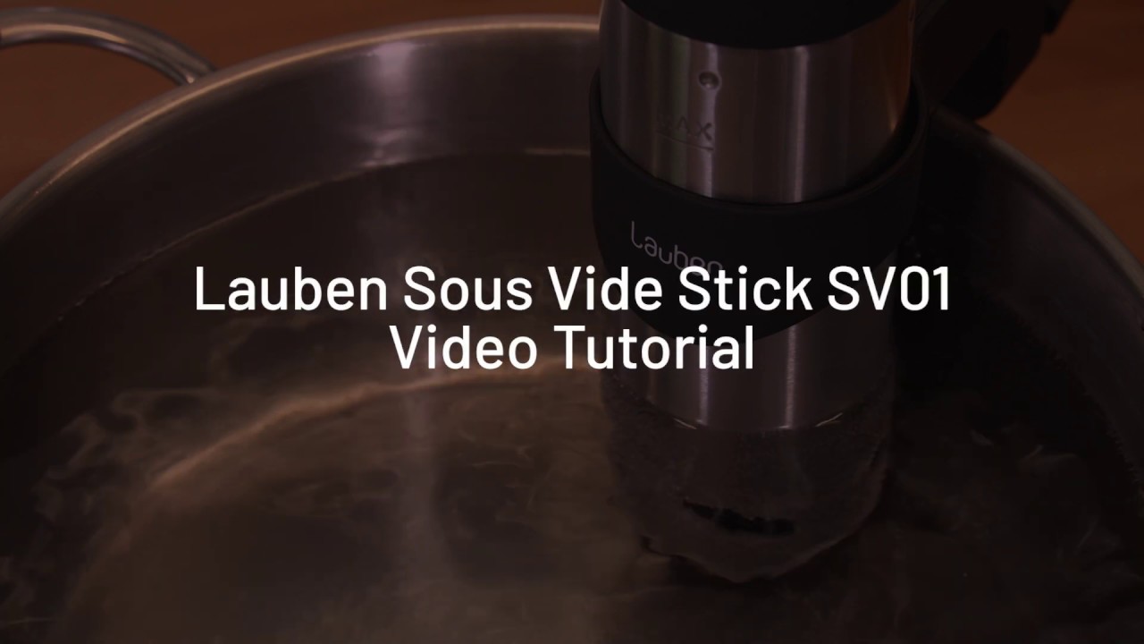 Video tutoriál: Jak vařit s Lauben Sous Vide Stick SV01