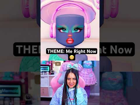 THEME: Me Right Now in Dress to Impress 😬 #dresstoimpress #roblox #dti