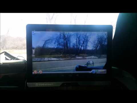 Rand McNally tablet  dashcam view(angle)