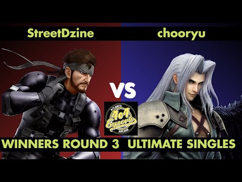 SSBU - 4o4 Smash Night 17 - VA|CCS| StreetDzine (Snake) vs VILE| chooryu (Sephiroth) - Winners R3