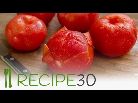 How to peel a tomato recipe