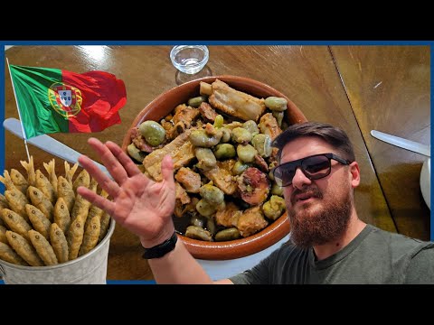 Underrated Portuguese Dishes in Barreira🇵🇹 Favas Guisadas & Peixe Frito🧡