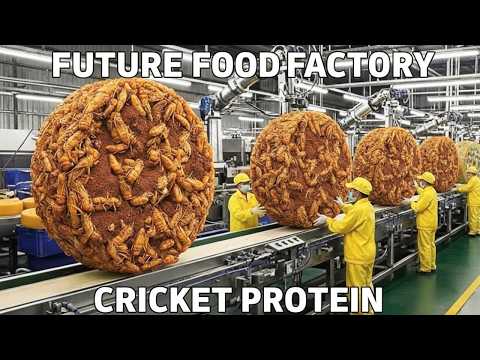 How High-Protein Cricket Flour Is Made: From Raw Insects to Energy Bars (Full Process)