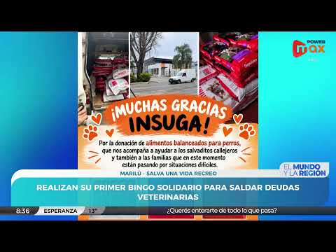 Marilú, Salva una Vida Recreo: Realizan su primer bingo solidario para saldar deudas veterinarias