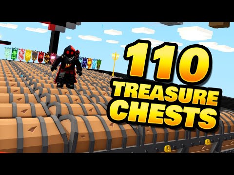 Opening 110 Treasure Chests in Roblox Islands