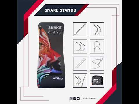 Tension Fabric Snake Banner Stand