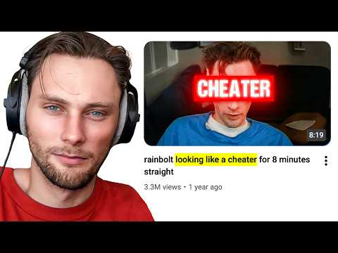 reacting to myself looking like a cheater