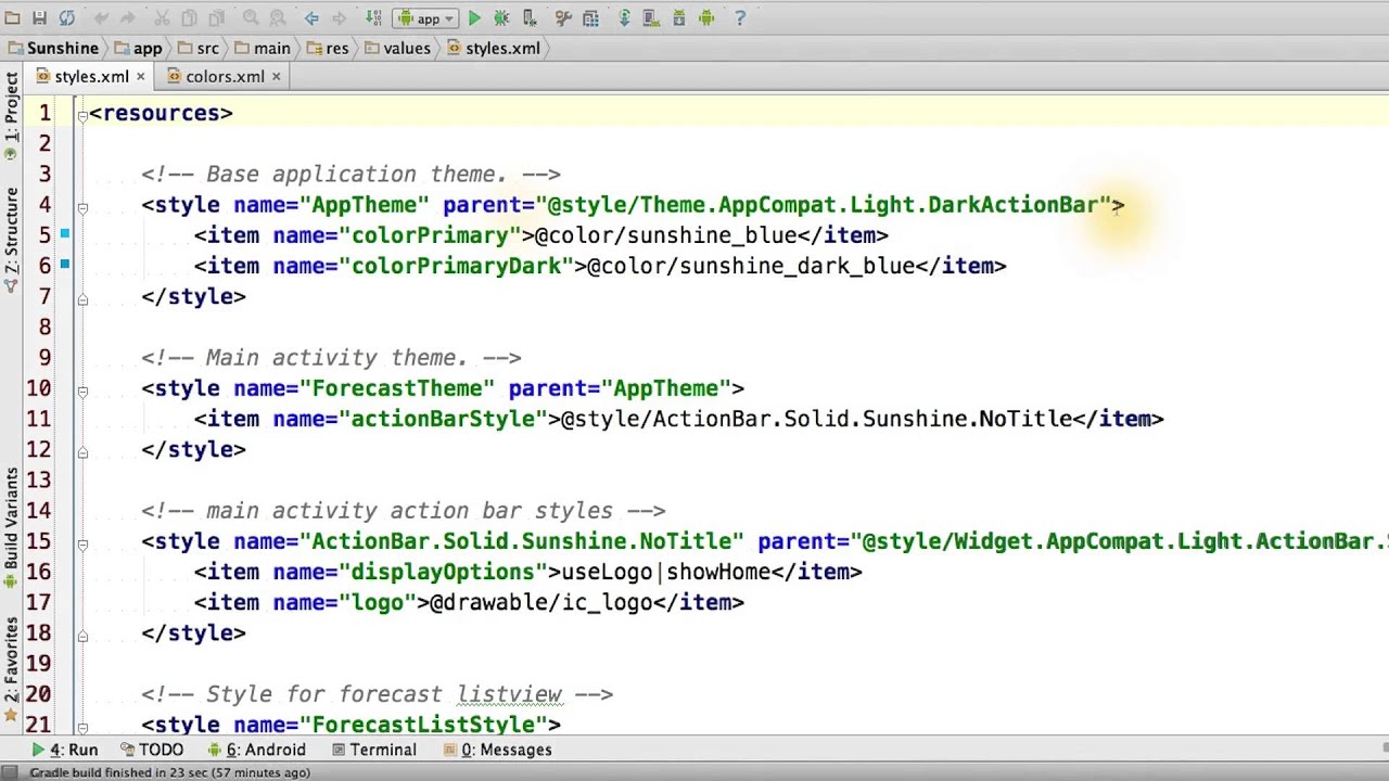 Action Bar - Developing Android Apps