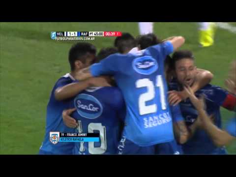 Gol de Jominy. Vélez 1 - Rafaela 1. Fecha 20. Primera División 2015. FPT